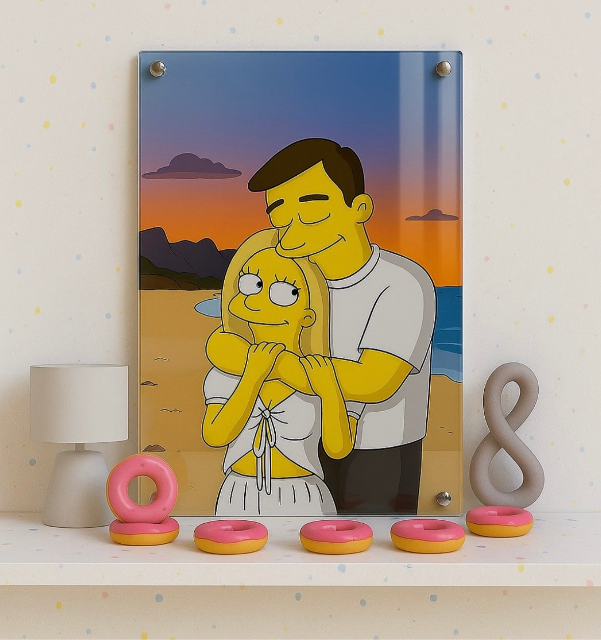 Cartoon Acrylbild – personalisiert & hochwertig