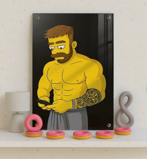 Cartoon Acrylbild – personalisiert & hochwertig